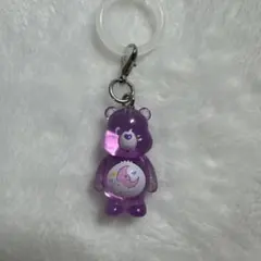 ケアベア　めじるしアクセサリー　紫
