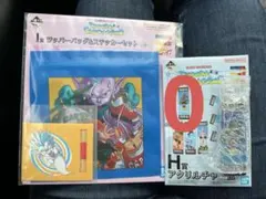 ドラゴンボール一番くじ　アクリルチャーム、ジッパーバッグ