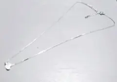 シルバー ハート型ペンダント ネックレス 大人気 45cm