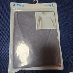 UNIQLO AIRism Vネック Tシャツ Lサイズ