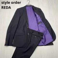 ● style order REDA メンズ　ストライプ　セットアップスーツ