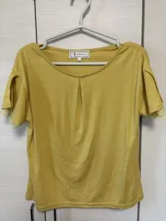 ROPÉ PICNIC イエローフリルトップス サイズ40