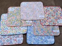 [新品未使用]LIBERTY　リバティ柄タオルハンカチ７枚セット