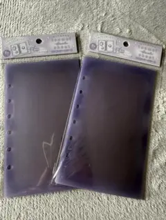 【正規品】クーリア　紫　はってはがせるとうめいシールシート　２個セット