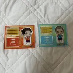 進撃の巨人 アクスタ エレン コニー 極楽湯コラボ