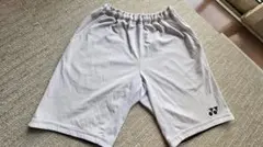 ホワイト ハーフパンツ　YONEX