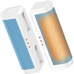 ☘️充電式カイロ USB充電 分離式 3秒急速発熱 温度調節 2個セット ブルー