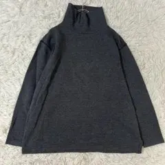 ［良品］23区 ハイネック 長袖 ニット グレー 38