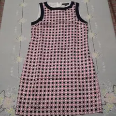 Brooks Brothers ノースリーブワンピース 幾何学模様