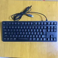 USB接続 メカニカルキーボード 英語配列 ブラック