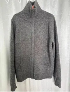 brandy melville ハイネック ニットセーター グレー