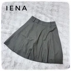 ウール　36 Ｓ　日本製 イエナ スカート ボトムス フレア カーキ IENAのサムネイル