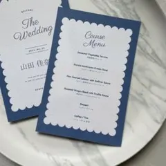 席札　メニュー表　ドリンクメニュー　結婚式　披露宴　ペーパーアイテム　s39