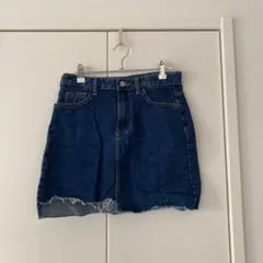 スカート　ミニスカート デニムスカート