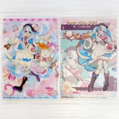 雪ミク2026 クリアビジュアルポスター 初音ミク2種セット