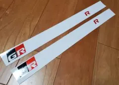 大判白&赤2枚■GR TOYOTA GAZOO Racingステッカー