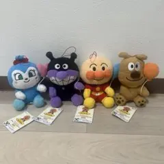 それいけ！アンパンマン ころふわ ふわふわふうせんぬいぐるみ 4体セット