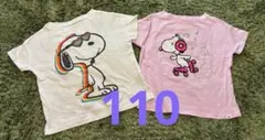 GAP スヌーピー Tシャツ XS 110 セット