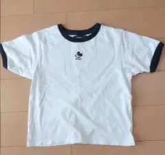 Heather　disney　ミッキーマウス　刺繍　Tシャツ　ホワイト