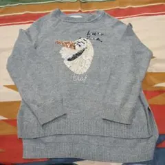 GAP オラフ　スパンコール　ニット　120cm