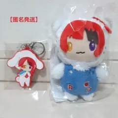 新品 すとぷり×サンリオキャラクターズ ぬいぐるみキーホルダー 莉犬ハローキティ