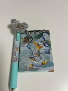 ディズニーシー20周年　ドナルドペン、メモ