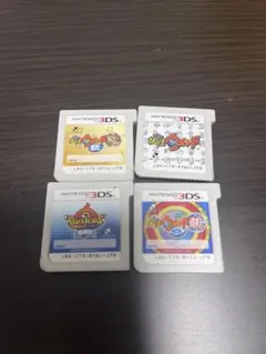 妖怪ウォッチ カセット 4本セット 真打 バスターズ 本家