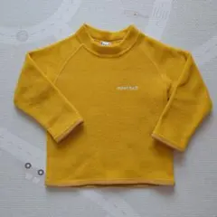 モンベル フリース 長袖 90サイズ クリマプラス100 ライトスウェット