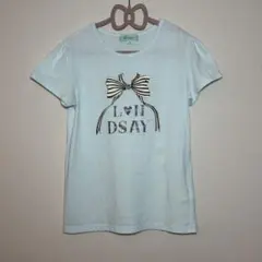 Lindsay リンジィ 半袖Tシャツ エメラルドグリーン Mサイズ　150