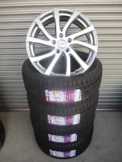 225/45R18 クラウン純正ホイールスタッドレスセット　バルブセンサー付き② トヨタ - クラウン 220系 後期 純正 ホイール スタッドレスタイヤ 225