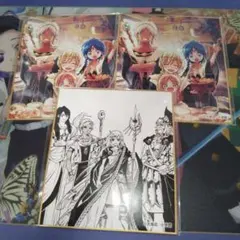 マギ くじミニ色紙 第2弾D-1D-9