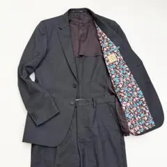 美品✨ ポールスミス 現行タグ スーツ バルベラ生地 シルク 花柄