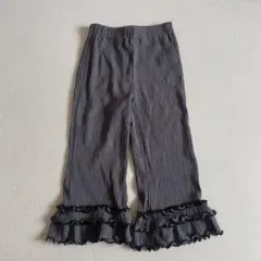 【サイズ110】PAIR MANON リブ編みフリルパンツ