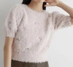 最終価格！ニットトップス　フリー秋、夏服！#リボン柄　#ぜひデートに☺︎