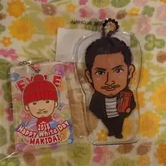 オンラインガチャ makidai クリアチャーム アクリルキーホルダー