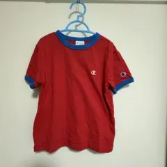 ★期間限定値下げ★美品Champion リンガーTシャツ レッド×ブルー 130のサムネイル