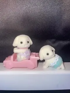 シルバニアファミリーのフローラウサギの双子の赤ちゃん