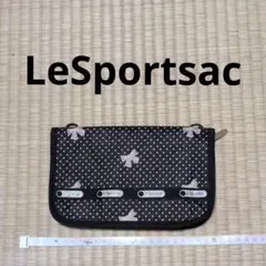 レスポ　マルチケース　水玉＆リボン柄