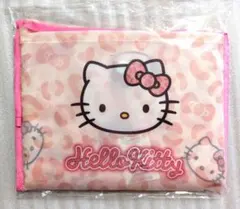 サンリオ　Avail　エコバッグ　ハローキティ　豹柄　ピンク