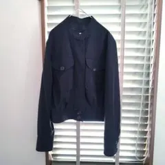 Paul Smith リネンミックス ブルゾン 42 ブラック ショート丈のサムネイル