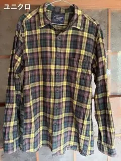 N*】様 ユニクロ　チェック柄ネルシャツ（長袖）