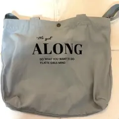 ピンクラテ 水色ショルダーバッグ