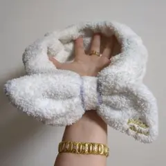 ジェラートピケのヘアバンド★中古品★