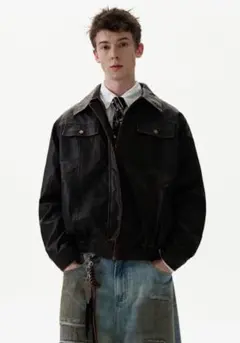 レザージャケット　メンズ　leather jacket