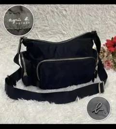 【美品】 アニエスベー　ショルダーバック　カメラバック　斜め掛け　ボディーバック