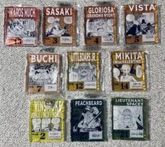 10種セット　ワンピースベースショップくじ　アクリルブロックチャーム