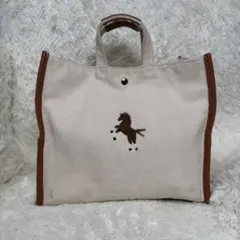 SEVEN TEN by MIHO KAWAHITO お馬さんトートバッグ