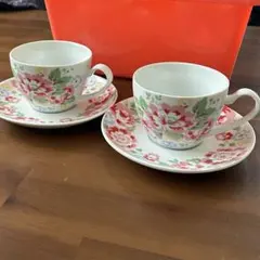 値下げ！ほぼ未使用Cath Kidston ティーカップ・ソーサー 2個セット