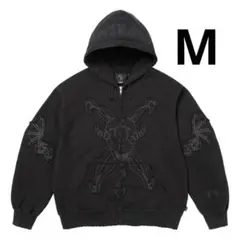 新品XLサイズ　Supreme®/Y’s Zip Up スカル刺繍 パーカー 2025年最新】Supreme Y's Zip Up Hooded Sweatshirtの人気