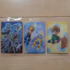 デジモン　ウエハース　メタルガルルモン　ガブモン　ヤマト　パタモン　タケル
